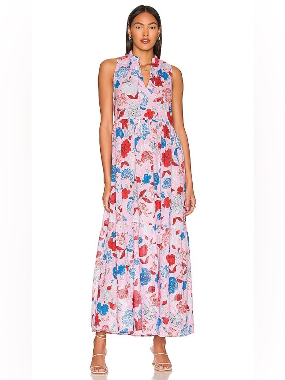 BB DAKOTA x STEVE MADDEN Tropic of the Day Floral Maxi Dress in Pink Floral